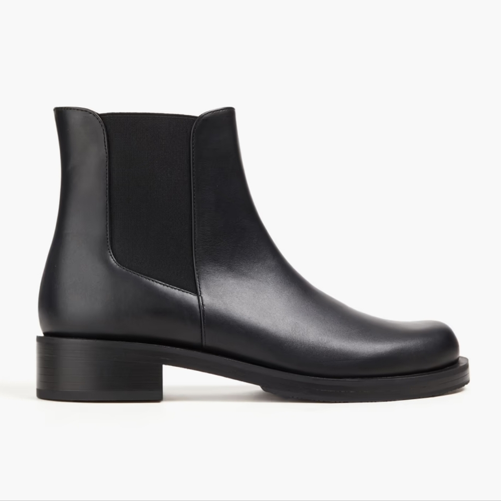 Stuart Weitzman Mercer Leather Chelsea Boots